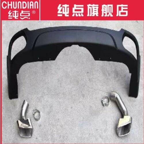 Suitable for New 14-18 X5 F15 Round Modified Exhaust Pipe Square Mouth Tail Throat Rear Lip