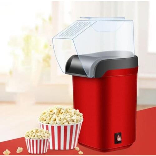 Easy Carry Electric Hot Air Popcorn Maker Retro Machine Cinema Home Kitchen Gastronomic EU Plug