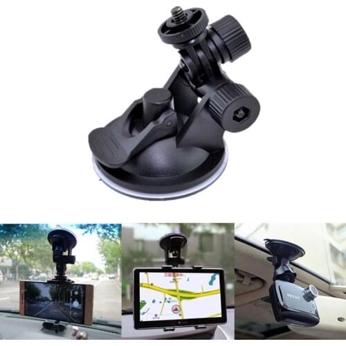 Black Driving recorder suction cup for Xiaomi Yi 4K yi lite Sjcam Eken Camera Accessories For Gopro Hero 7/6/5/4 DVR holders