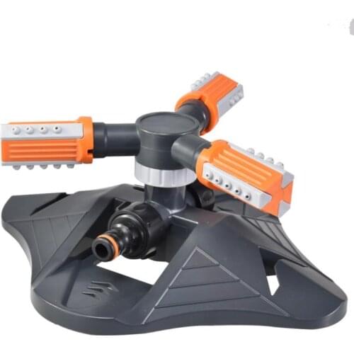 3-arm Water Sprayer Water Sprinklers Rotating Irrigation System For Gradening Park Lawn