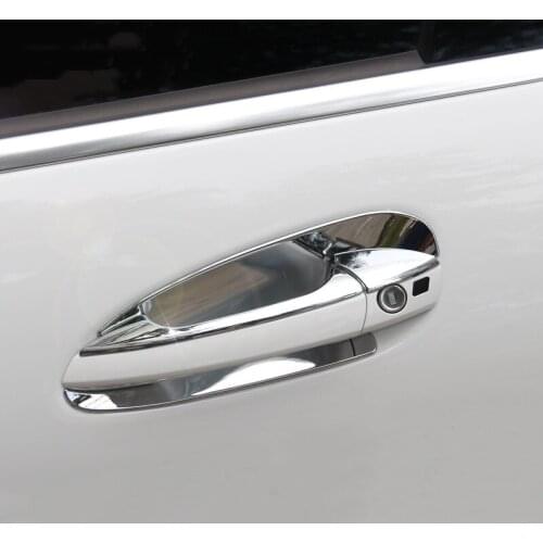 Car Styling Door Handle Doorbowl Frame Decoration Sticker Trim For Mercedes Benz C E Class W204 W212 Exterior Accessories