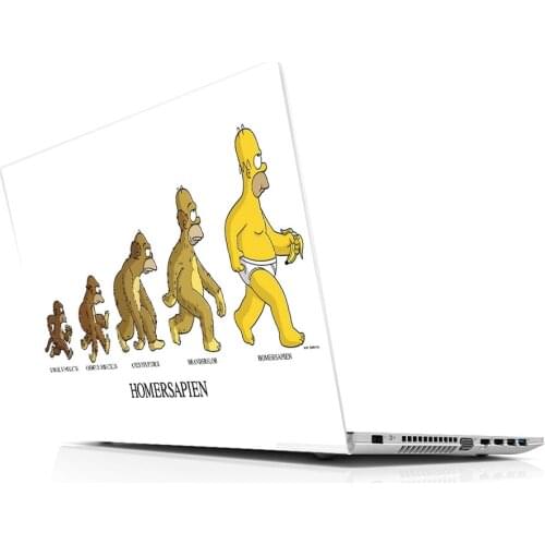 Sticker Master Homersapien universal laptop skin for 13 14 15 15.6 16 17 19 "inc notebook decal for Mac, dell, Acer, HP, Toshiba, Asus