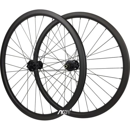 Carbon 29er MTB Wheelset 30mm Tubeless Carbon Fiber Mountain Bike Wheels 29 Inch Disc Brake 28/32H XC MTB Wheels Carbon