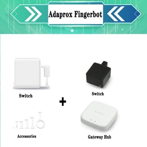 New Adaprox Fingerbot The Smallest Robot Smart Switch Smart Life Adaprox Smart Mechanical Arms Work With Alexa Google Home Tuya