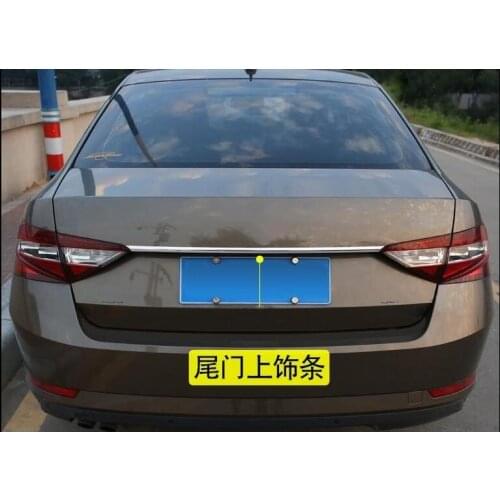 High-quality stainless steel tailgate trim for 2016-2017 Skoda Superb