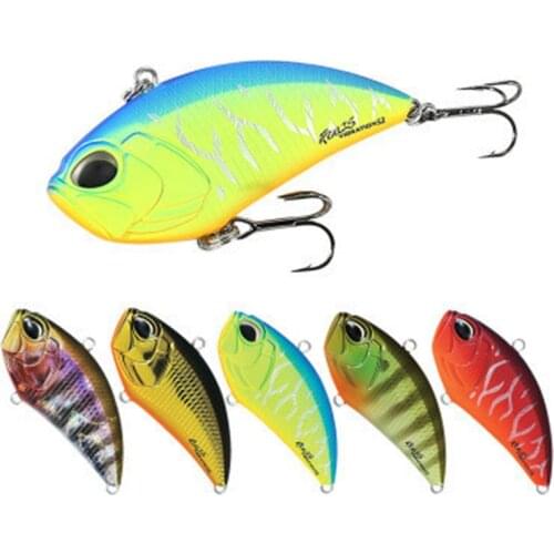 1Pcs Sinking Vib Fishing Lure 5.4cm 14.5g Full Water Layer Bass Saltwater Trolling CrankBait Wobblers Vibration Hard Bait