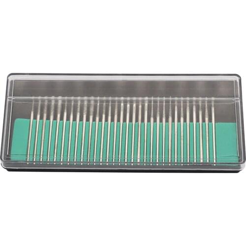 30PCS Power Tools Accessories 2.35mm/3mm Drill Bits Diamond Burs Grinding Wheel Abrasive Shank Wood Stone Engraving