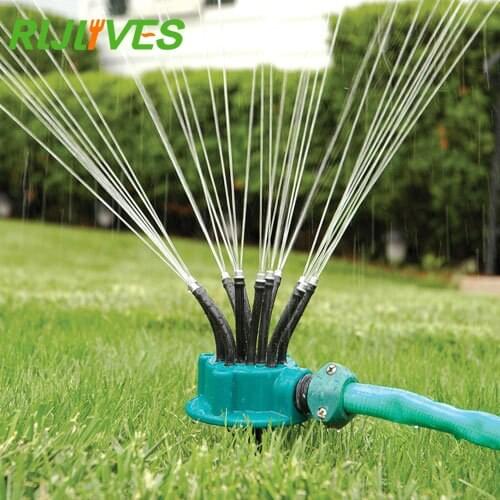 360 Degree Garden Sprinkler Flexible Auto Lawn Irrigation Water Sprinkler Spray Nozzle Garden Plant Watering System Garden Tools