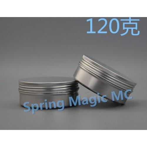 50PCS 120g Empty Aluminum Cream Jar Tin Hair wax Cream Case Cosmetic Pot Lip Balm Eye Cream Packaging DIY Refillable Jar