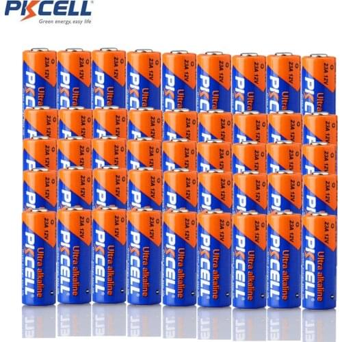 50 x 23A 12V L1028 MN21 V23GA MN21 VR23 A23 Alkaline Dry Batteries For Electronic door remotes, calculators, computer boards