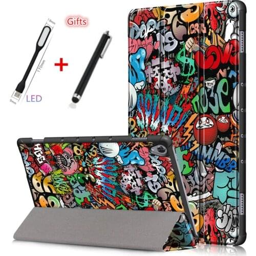For Huawei MatePad 10.8 Case SCMR-W09 SCMR-AL09 Tablet PC Smart Stand Cover+Mini LED +Pen