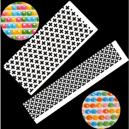 EverShine DIY Diamond Painting tools Square Round Drawing Ruler Diamond Embroidery Accessory Stainless Steel