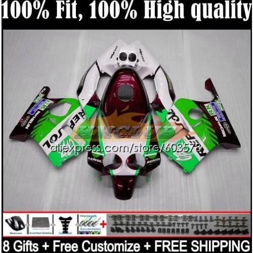 Injection For HONDA CBR 250 250RR 1990 1991 1992 1993 1994 43CL.172 CBR250RR MC22 CBR250 R RR 95 96 97 98 99 Fairing white green