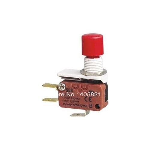 Push Switch,Push micro switch,Push button Switch ON-(ON) DS-438-2 16A 250VAC ,10mm red/green