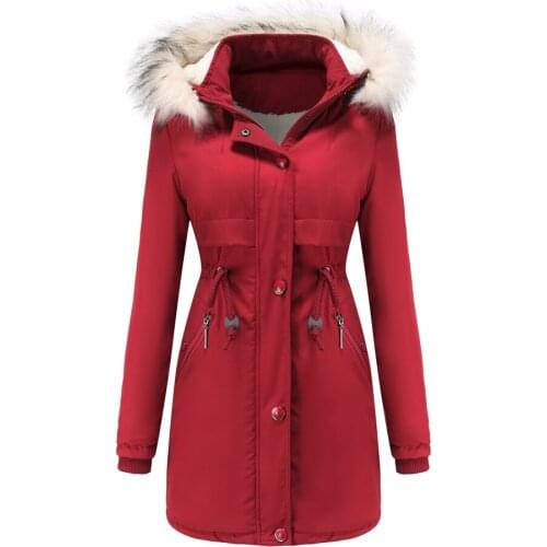 KUCLUT Women's Parkas With Natural Fur