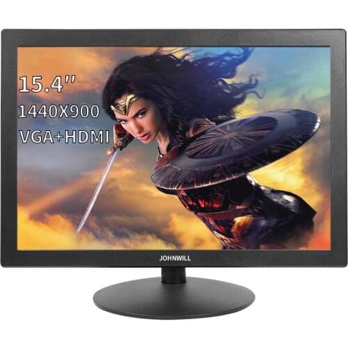 15.4 Inch PC Monitor 1440X900 Lcd Display 13.3″1366X768 Desktop Gaming Gamer Computer Screen Flat Panel HDMI/VGA