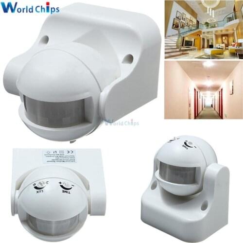 AC 220V-240V 180 Degree Outdoor IP44 Security PIR Infrared Motion Sensor Detector Movement Switch Max 12m 50Hz 3-2000LUX