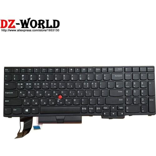 New Original Korean Keyboard for Lenovo Thinkpad E580 E585 E590 E595 T590 P53S L580 L590 P52 P72 P53 P73 Laptop Teclado 01YP671