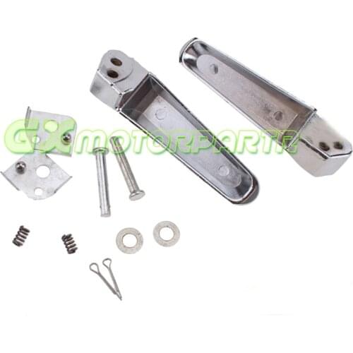 One pair Motorcycle behind Foot Rests Foot Pegs Pedals Rear Set for SUZUKI YZM Inazuma 7BA GSX400