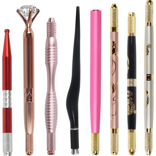 Microblading Pen Manual Microblade Needle Holder Caneta Tebori Microblading Eyebrow Tattoo Pen High Quality