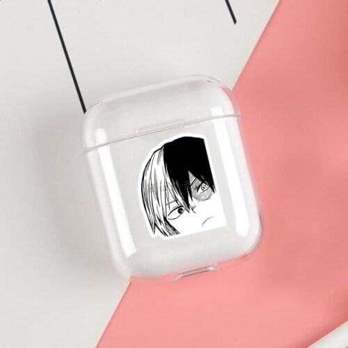 Shoto Todoroki. BNHA Clear Cases For Apple Airpods 1 2 Earphone Bluetooth Wireless Cover For Airpods 2 1 Coque