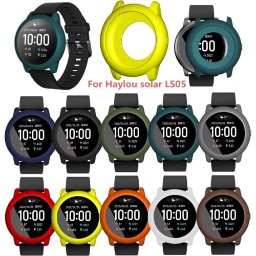 Silicone Protector Case Cover for Xiaomi Haylou Solar LS05 Smartwatch Protective Cases Frame Shell watch Shockproof Accessories