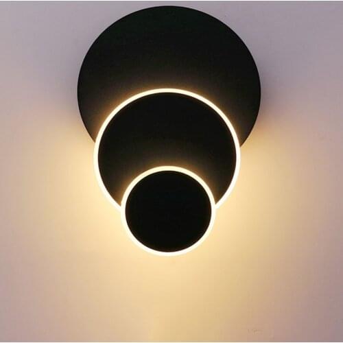 Nordic Personality Restaurant Bar Cafe Wall Lamp Deformable Creative Art LED Wall Lamp Balcony Aisle Bedside Wall Lamps