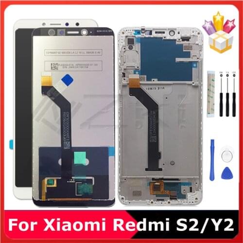 5.99'' AAA+ Replacement For Xiaomi Redmi S2 Y2 LCD Display Full Panel Glass Touch Screen Digitizer Assembly Parts With Frame
