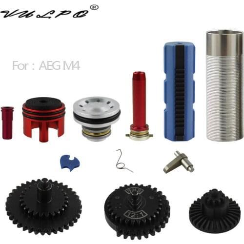 VULPO Drive Ratio 13:1 Ultrahigh Speed Gearbox Upgrade Kit For M4/MP5/AK/G36 Airsoft AEG