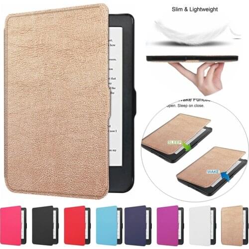 Slim Case for Kobo Clara HD 6 Inch Ebook Smart Cover Ereader Hard Back Cover Skin for Funda Kobo Clara HD E Reader Hoesje