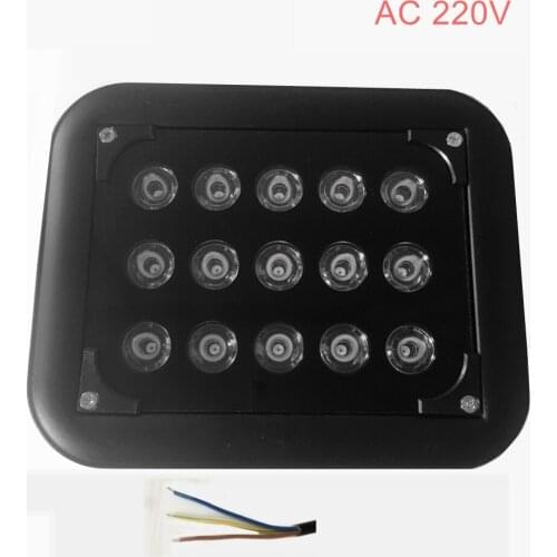 Waterproof 15Pcs Array CCTV Filled IR Led Light Outdoor 850nm Night Vision CCTV Camera Lamp Outdoor for CCTV System