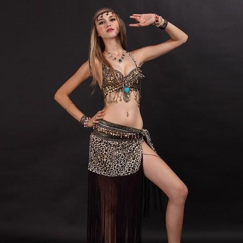 Jewellery Belly Dance Clothes Set For Women Adult Bollywood Bra Gypsy Clothes Carnival Stage Costume Sexy Outfits Diamond JL1484