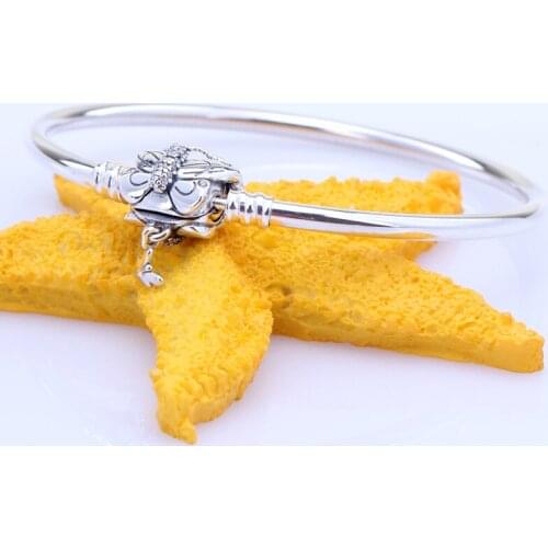 100% 925Sterling Silver Pan Bracelet Creative Butterfly Flying Butterfly Bracelet Popular Bracelet Fit Diy Charm Women Jewelry