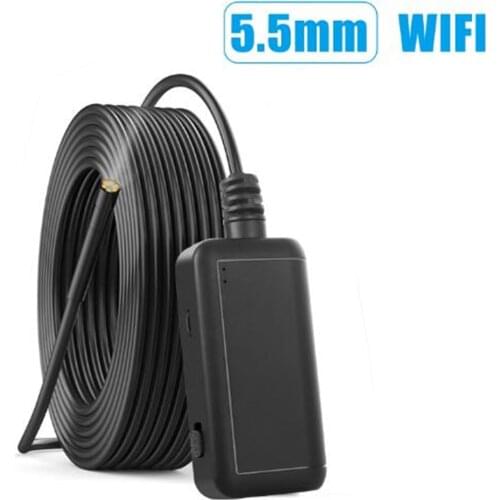 5.5mm 5MP Wireless WIFI Endoscope Camera CMOS Borescope
