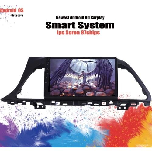 Car PC PAD New Style Multimedia Player Android 10.0 GPS For Hyundai Sonata 9th Generation 2015 2016 2017 2018 2019 Cassette