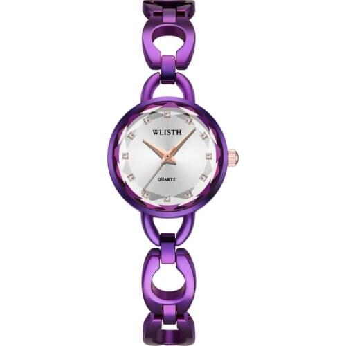 Female Watch Purple Small Women Watch Stainless Steel Womens Bracelet Watches Womage Waterproof Hours Clock Best Seller 2020