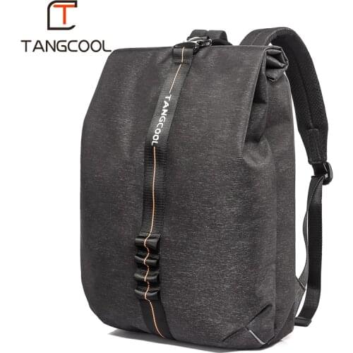 Tangcool Business Fashion Backpack with USB Charging Port Fits 15.6 inch Laptop Travel Backpack Water Resistant College Backpack