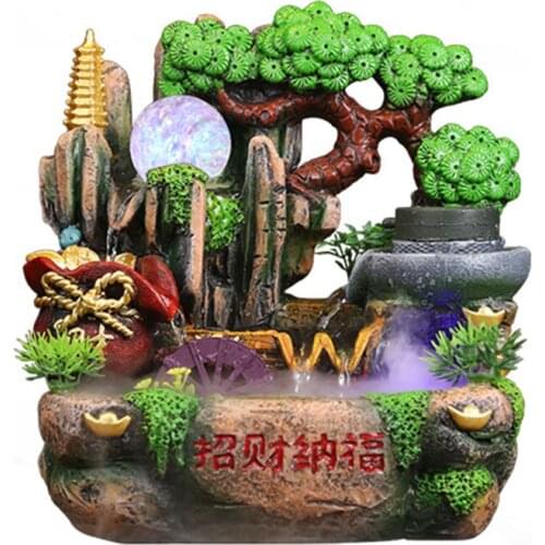 Feng shui wheel rockery water fountain fish-pond water control home decoration lucky decoration