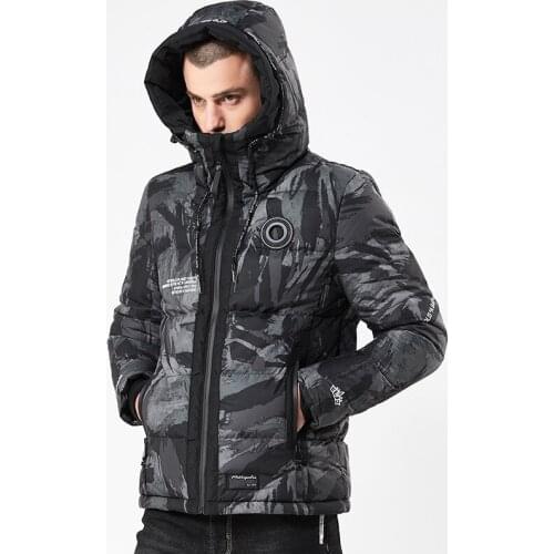 Winter Jacket Men Coat Clothes Thick Camouflage Hooded PARKAS Plus Size M-XXXL Mens Clothes Fashion