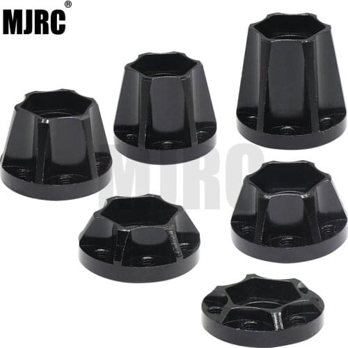 MJRC 1.9 / 2.2" wheel adapter aluminum hex wheel nut 8/11/14/17.5 / 20 / 24mm Adapter SCX10 VP RC tracked vehicle spare parts