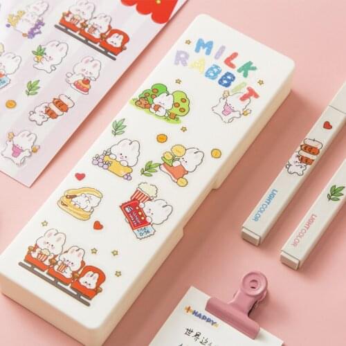 Sticker Set Diy Cute Stickers Ins Style Scrapbooking School Suppliers Stationery Presented