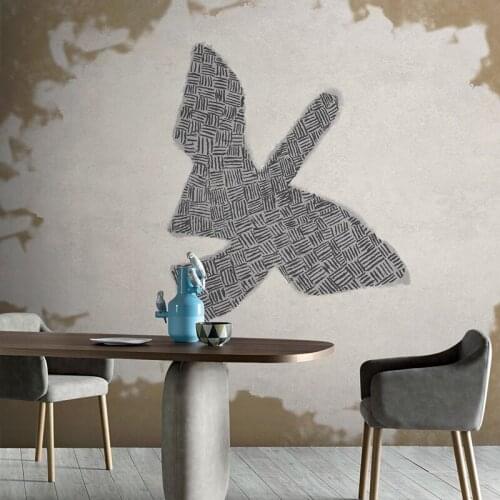 MASAR Modern minimalist abstract animal design mural teen children room custom wallpaper bedside background wallpaper Fly