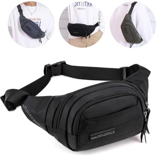 New Unisex Waist Belt Bags Outdoor Travel Chest Bag Oxford Shoulder Diagonal Packs Casual Phone Holder Fanny Pack Hip/bum Bags
