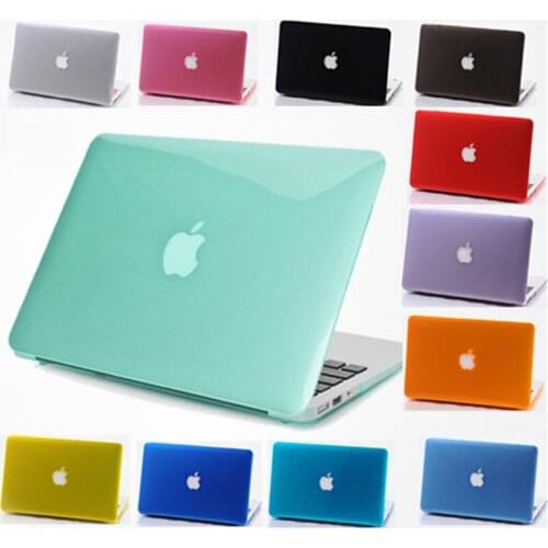 Crystal Transparent Crystal laptop Case For Macbook air 11 12 13 15 inch Pro Retina Protector cover clear hard plastic bags