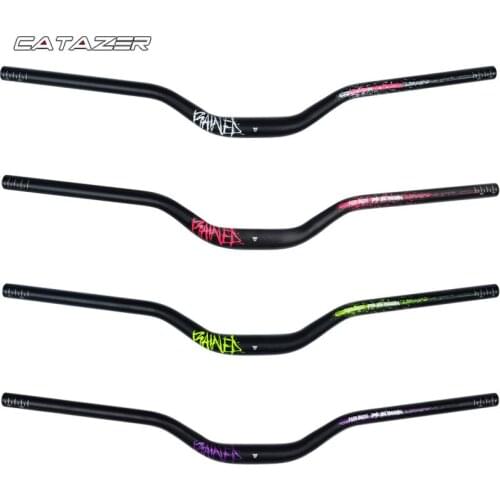 Bicycle Handlebar PASS QUEST Aluminum Alloy Handlebar 31.8X750MM BMX AM DH MTB Bike Handlebar Swallow-shaped Handlebar