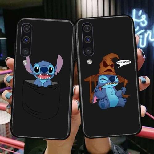 Stitch Phone cover hull For SamSung Galaxy S 8 9 10 20 21 S30 Plus Edge E S20fe 5G Lite Ultra black soft