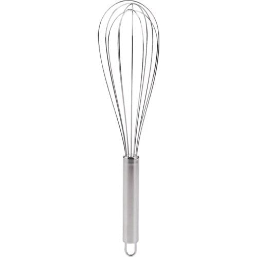 Professional 12 Inch Stainless Steel Kitchen Tools Camping Whisker Mix Whisk Whisk Egg Cream Mixer