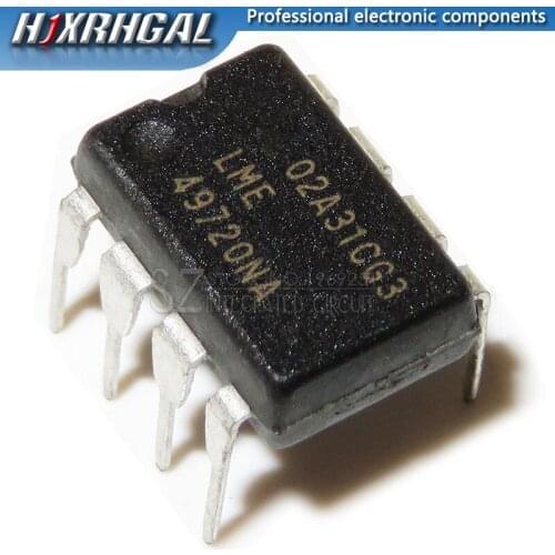1PCS LME49720NA LME49720 DIP8 DIP Dual High Performance, High Fidelity Audio Operational Amplifier LME49720N