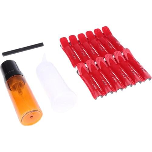 24Pcs/set Wave Hairstyling Clips Clamps Perm Rod Corn Styling Shaping