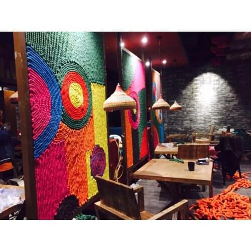 8mm3 Strands Colorful Braided Cotton Rope Tape Kindergarten Handmade DIY String Bracelet Cord Craft Sewing Sash Rope 100 meter